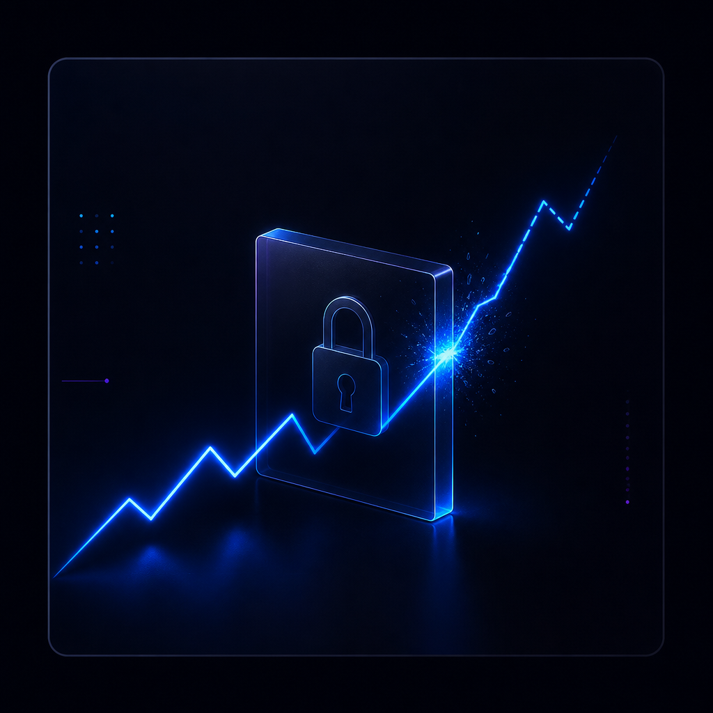Visual sobre crescimento travado